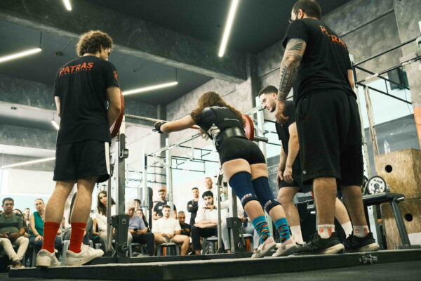Patras Powerlifting T-Shirt | Μαύρο - Κόκκινο - Image 2