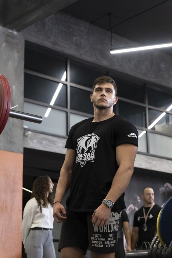 Patras Challenge T-Shirt | Black and White