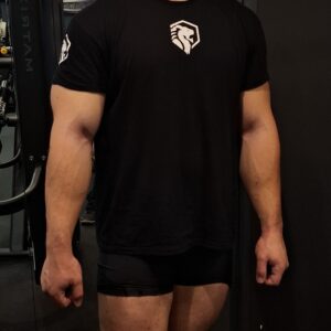 Patras Powerlifting T-Shirt | Μαύρο - Λευκό