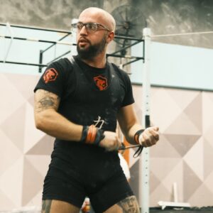Patras Powerlifting T-Shirt | Μαύρο - Κόκκινο